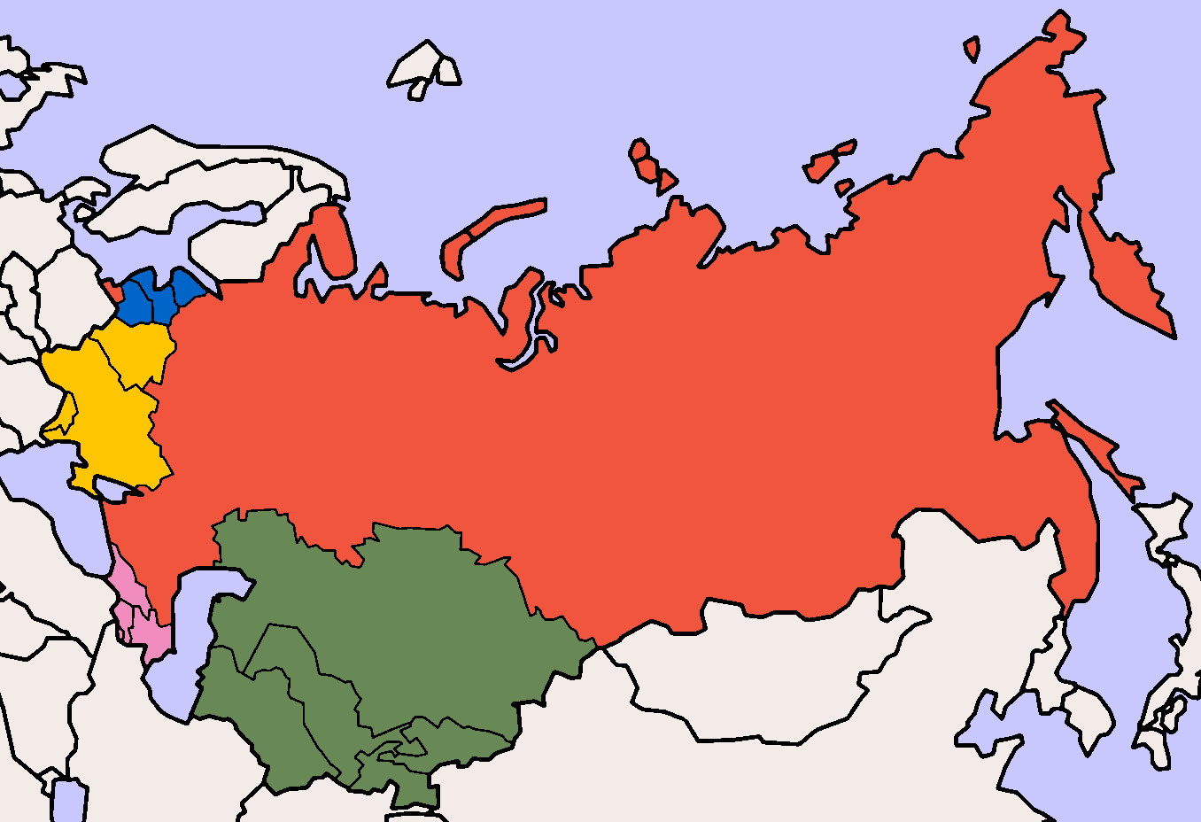 A posztszovjet térség 2010-ben 